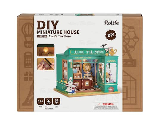 Rolife® Alice's Tea Store DIY Miniature House Kit